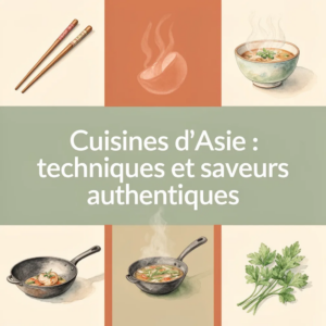 Cuisines d'Asie : techniques et saveurs authentiques