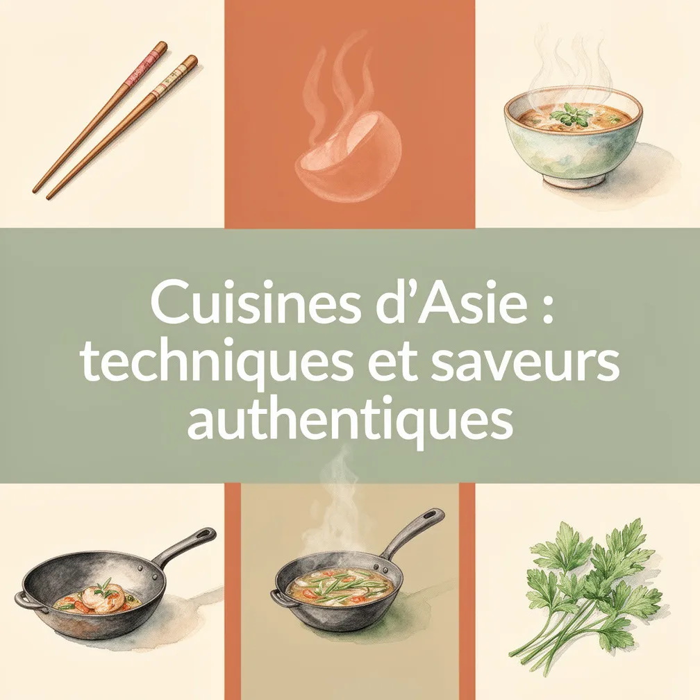 Cuisines d'Asie : techniques et saveurs authentiques