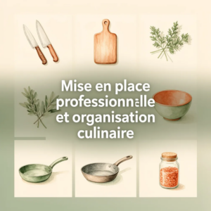 Mise en place professionnelle et organisation culinaire