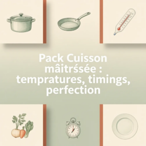 Pack Cuisson maîtrisée : températures, timings, perfection