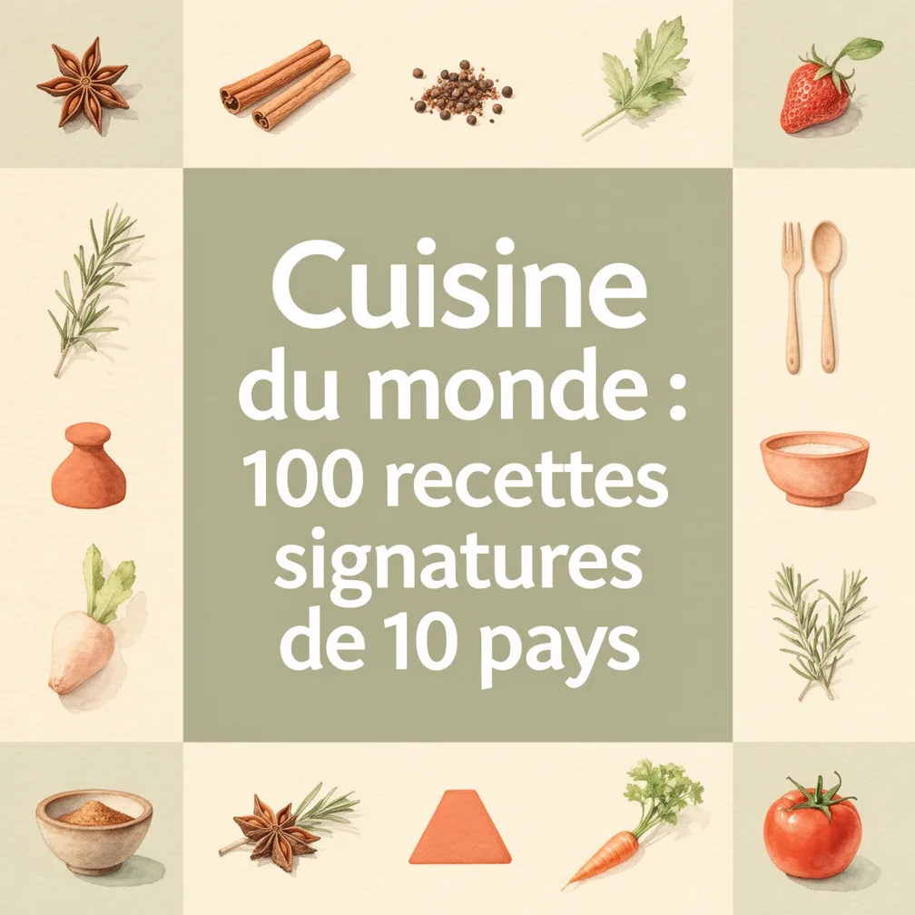 Cuisine du monde : 100 recettes signatures de 10 pays