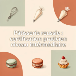 Pâtisserie réussie : certification praticien niveau intermédiaire