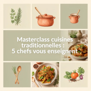 Masterclass cuisines traditionnelles : 5 chefs vous enseignent