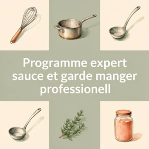 Programme expert sauce et garde manger professionnel