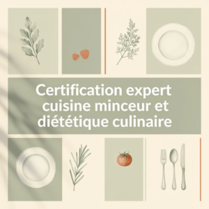 Certification expert cuisine minceur et diététique culinaire