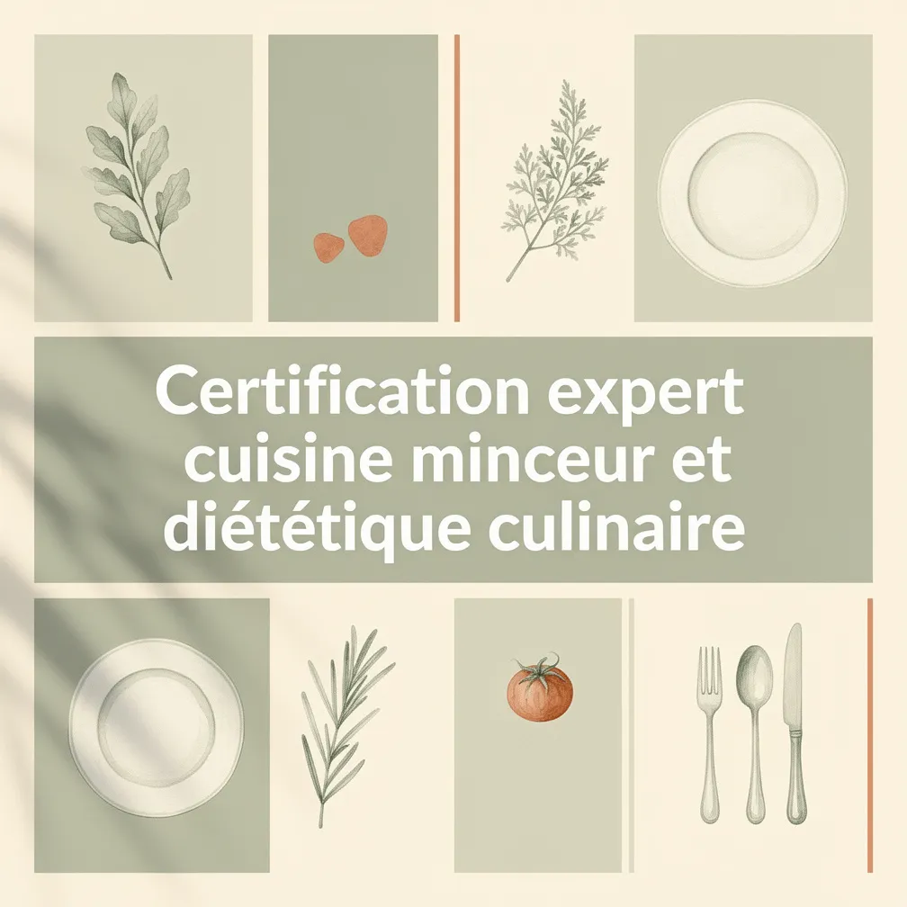 Certification expert cuisine minceur et diététique culinaire