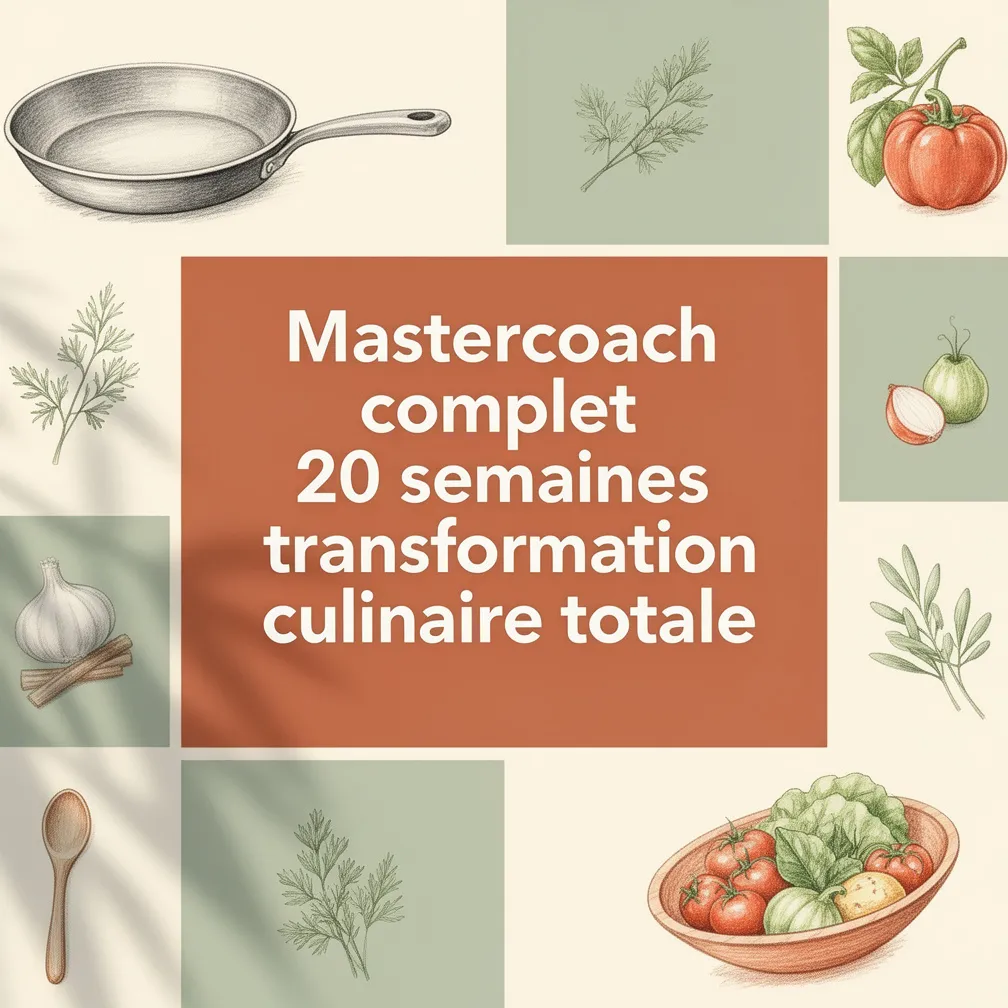 Mastercoach complet 20 semaines transformation culinaire totale