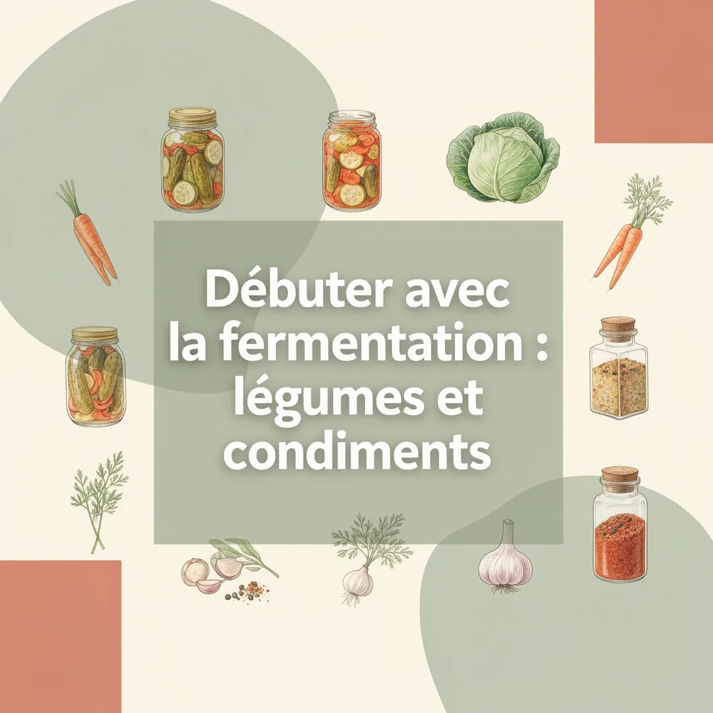 Débuter avec la fermentation : légumes et condiments