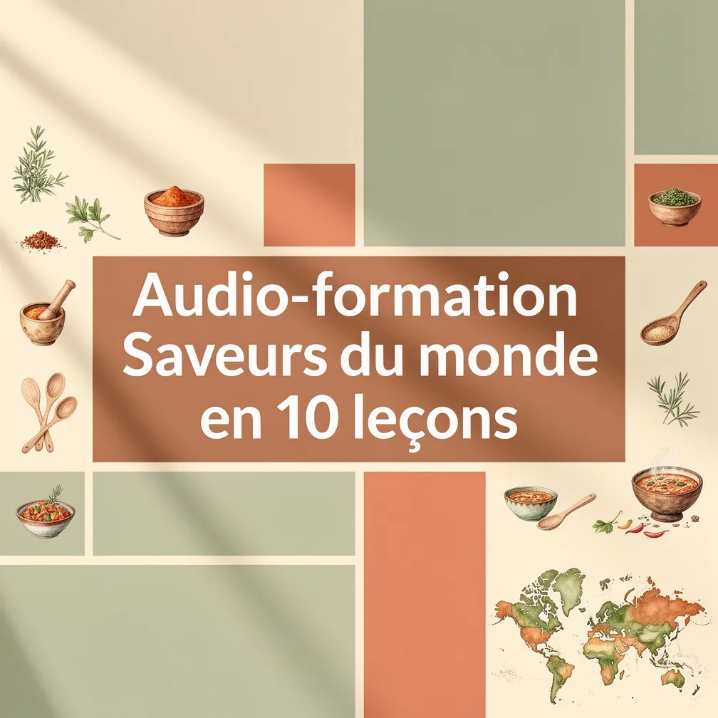 Audio-formation Saveurs du monde en 10 leçons