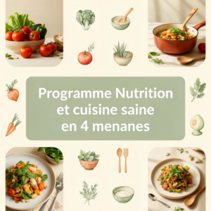 Programme Nutrition et cuisine saine en 4 semaines